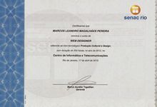 Certificado SENAC — Web Designer